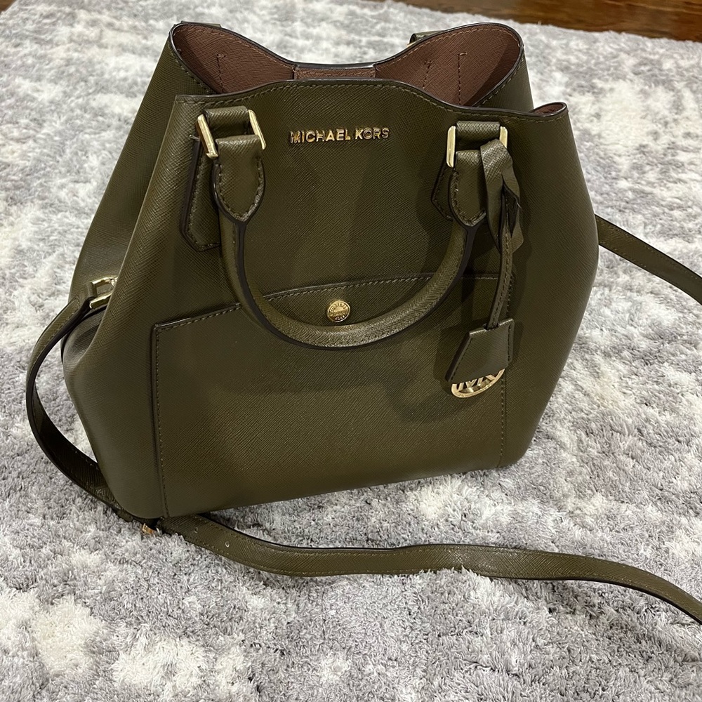 Olive green Michael Kors purse